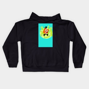 Clownfish cartoon style Kids Hoodie